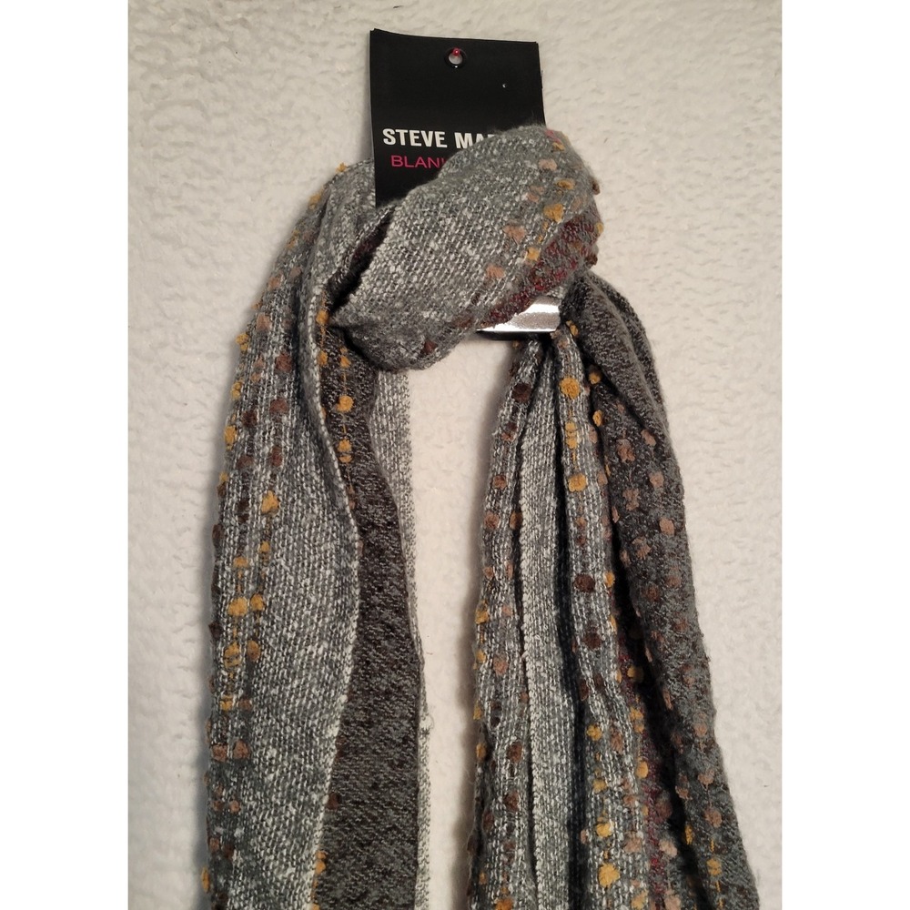 Steve Madden Blanket Wrap Scarf NEW NWT Fringe Shawl One Size 1862